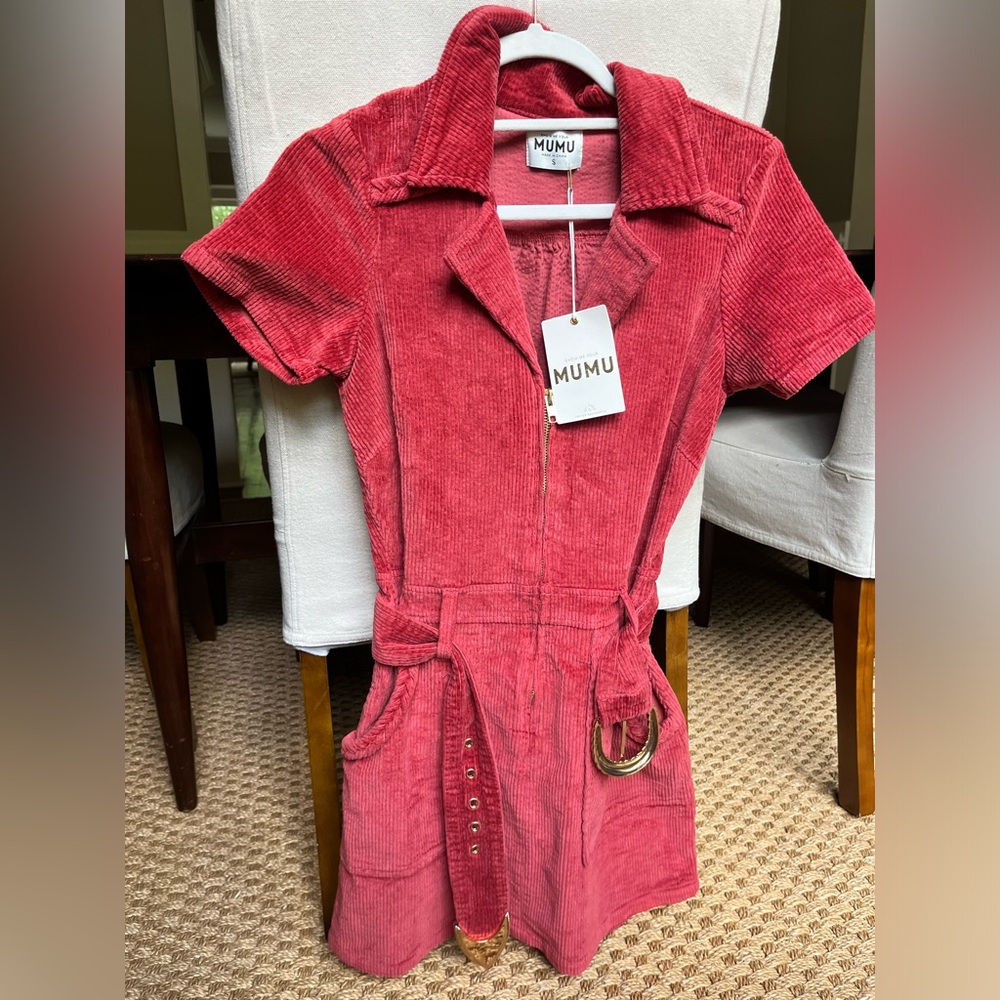 COPY - Outlaw Dress in Rose Corduroy
Show Me Your Mumu NWT